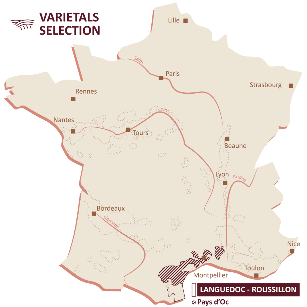 Terroir map Varietals Selection
