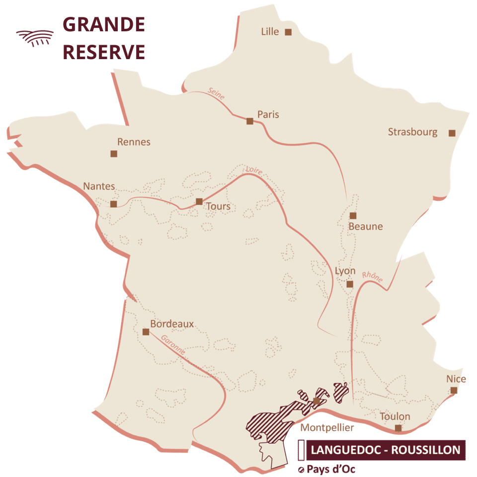 Carte du terroir Grande Réserve